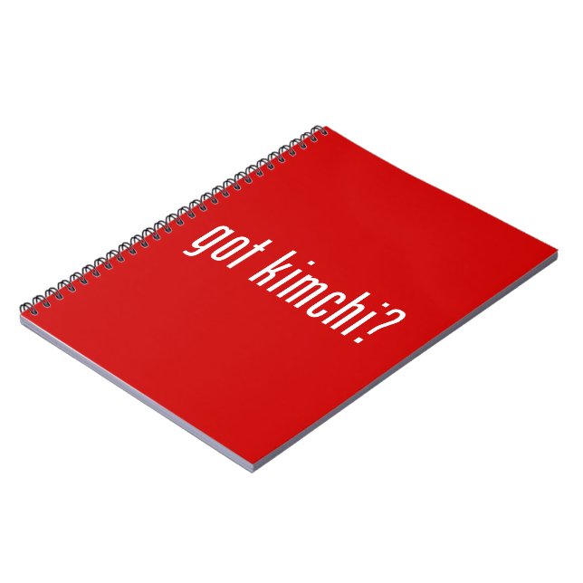 got kimchi? notebook (Left Side)