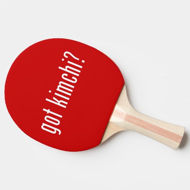 got kimchi? Ping-Pong paddle (Side)