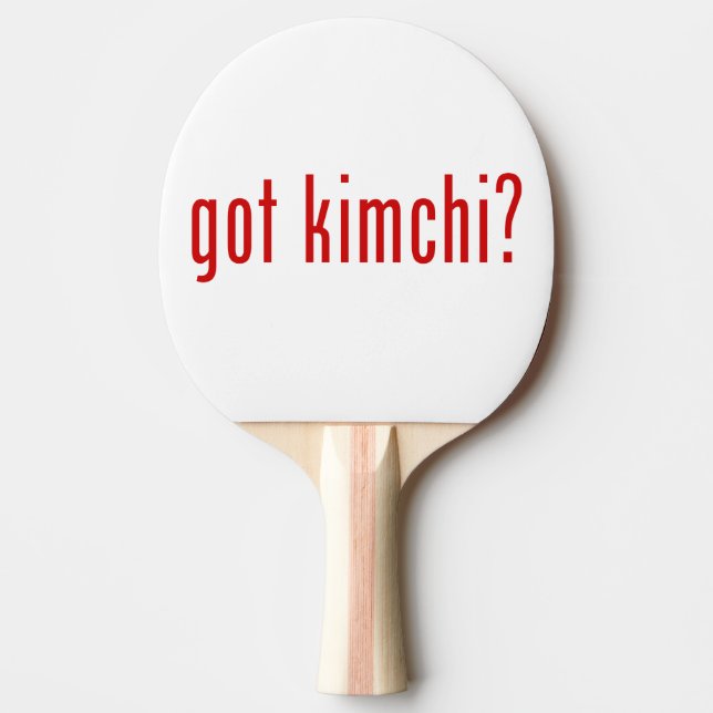 got kimchi? Ping-Pong paddle (Front)