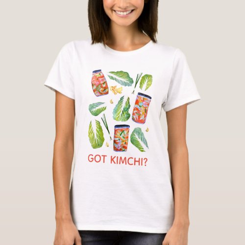 GOT Kimchi Spicy Fun Watercolor T_Shirt