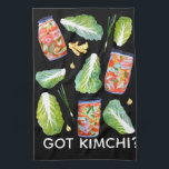 GOT Kimchi? Spicy Ingredients Watercolor Fun Kitchen Towel<br><div class="desc">Decorate your kitchen with this fun kimchi dish towel. Makes a great holiday,  housewarming or wedding gift! 
You can customize it and add text too.
Check my shop for lots more colors and patterns!</div>