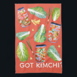 GOT Kimchi? Spicy Ingredients Watercolor Fun Kitchen Towel<br><div class="desc">Decorate your kitchen with this fun kimchi dish towel. Makes a great holiday,  housewarming or wedding gift! 
You can customize it and add text too.
Check my shop for lots more colors and patterns!</div>