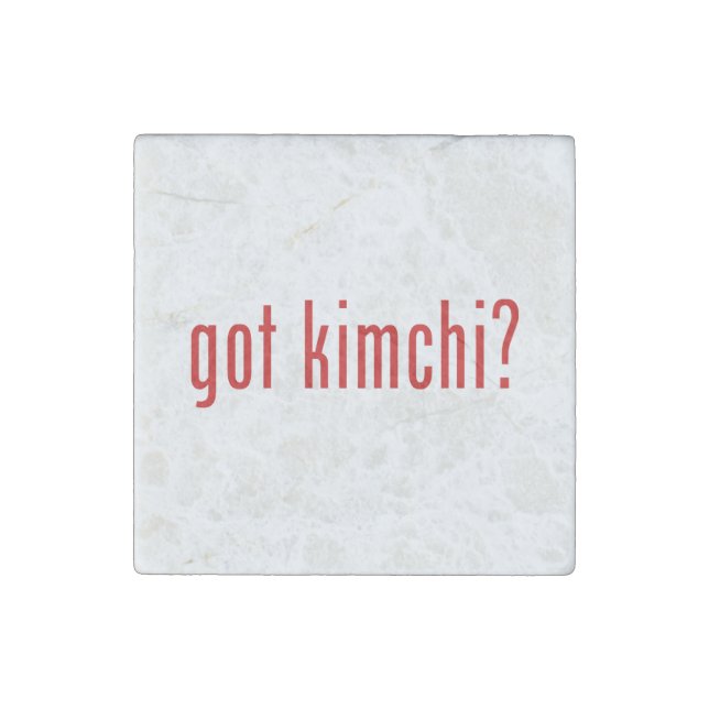 got kimchi? stone magnet (Front)