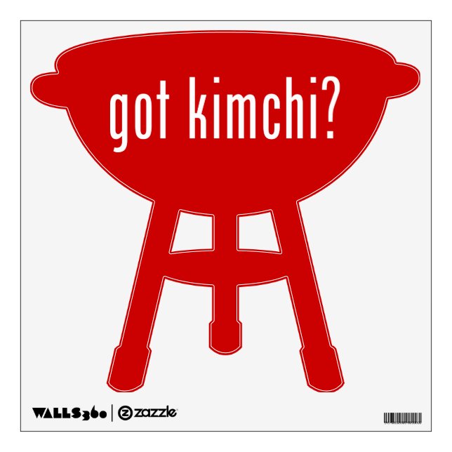 got kimchi? wall sticker (Front)