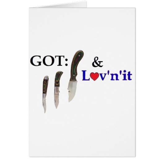 GOT knives Cards (Front)