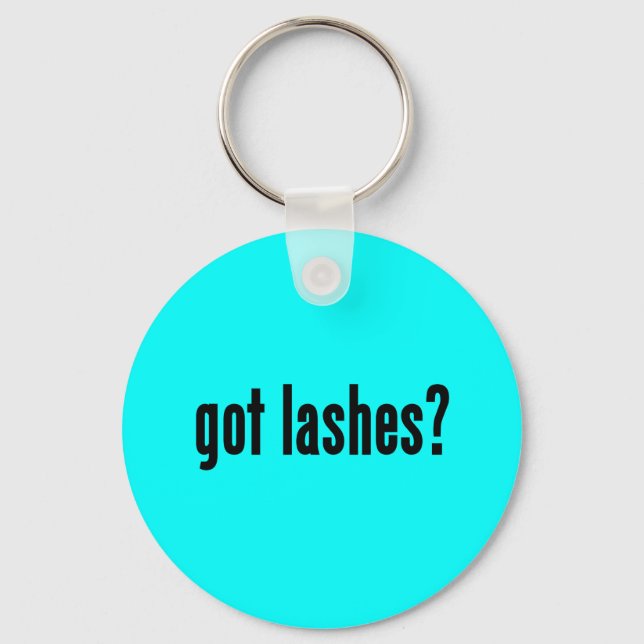 got lashes? keychain (Front)