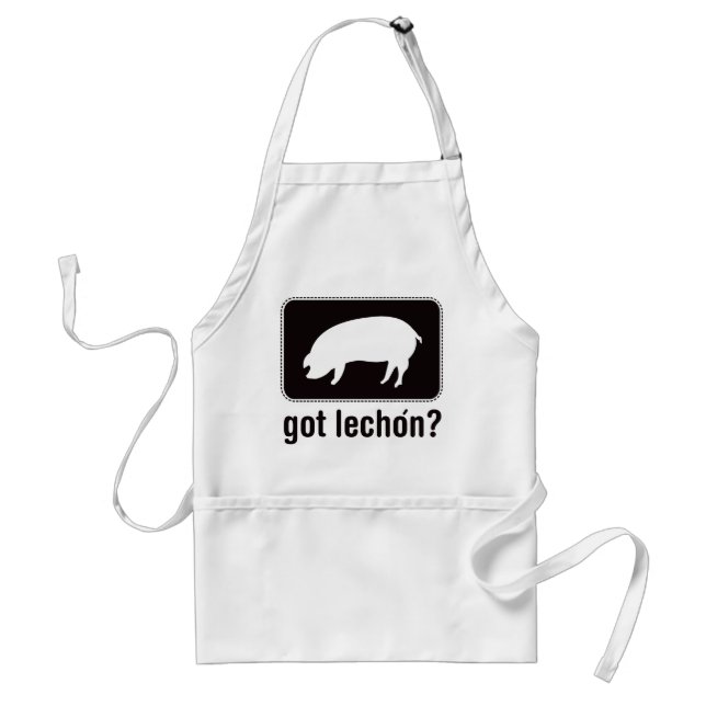 Got Lechon - Black Adult Apron (Front)