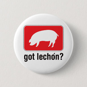 Got Lechon - Red Pinback Button