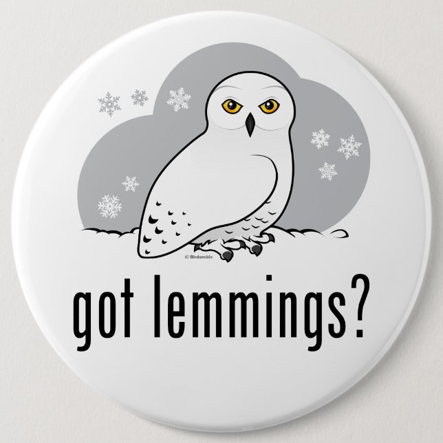 got lemmings? pinback button (Front)