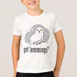 got lemmings? with Snowy Owl Kids' American Apparel Fine Jersey T-Shirt