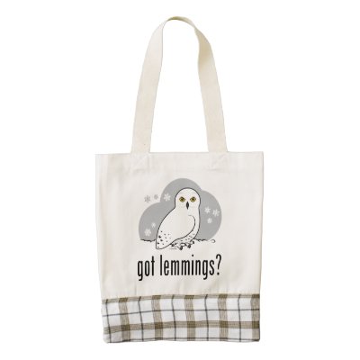 got lemmings? zazzle HEART tote bag