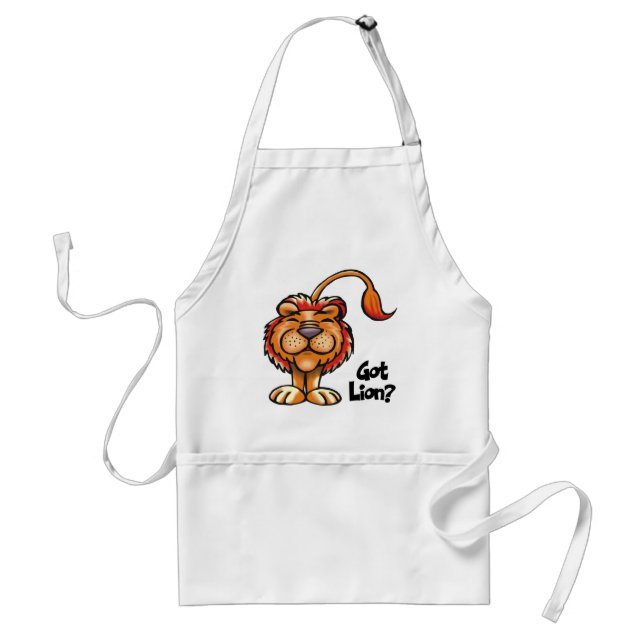 Got Lion Adult Apron (Front)