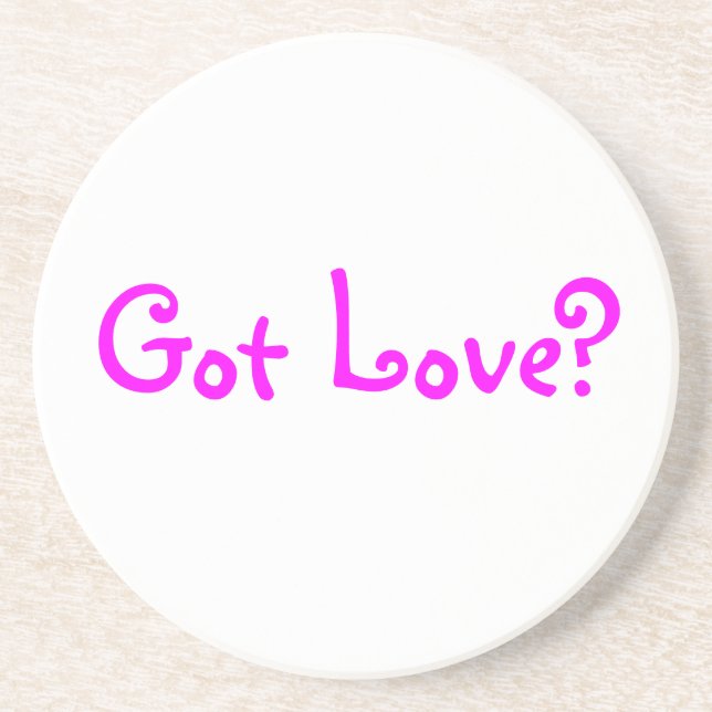 Got Love?-coaster Sandstone Coaster (Front)