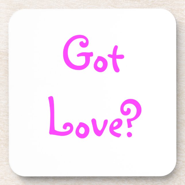 Got Love?-cork coaster (Front)