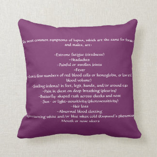Got Lupus? Throw Pillow