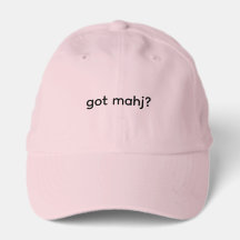 got mahj? ball cap