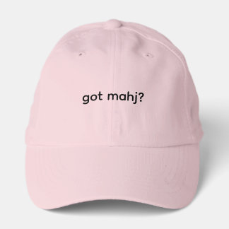 got mahj? ball cap