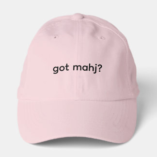 got mahj? hat cap