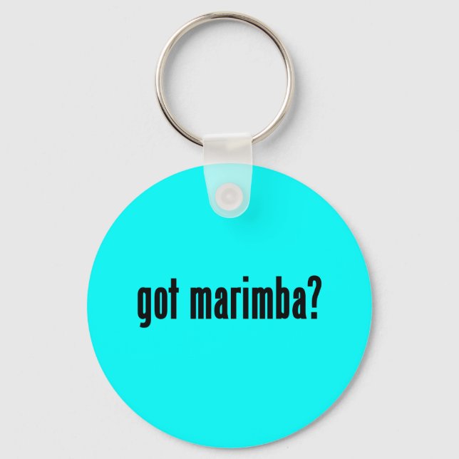 got marimba? keychain (Front)