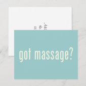 Got Massage? (Front/Back)