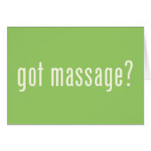 Got Massage? (Front Horizontal)