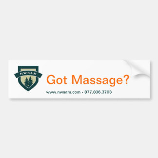 Got Massage? Bumper Sticker