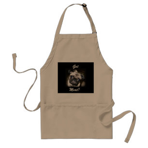 got meat pug-face adult apron
