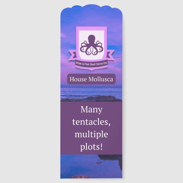 GOT Mollusca Theme Bookmark (Front)