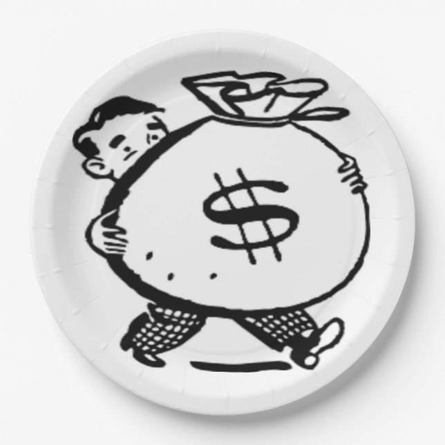 GOT MONEY ? PAPER PLATES (Front)