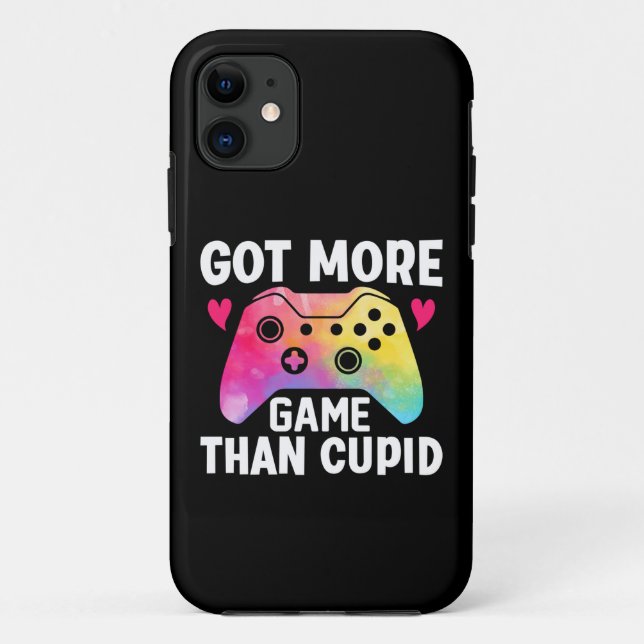 Got More Game Than Cupid Valentine Video Game Case-Mate iPhone Case (Back)