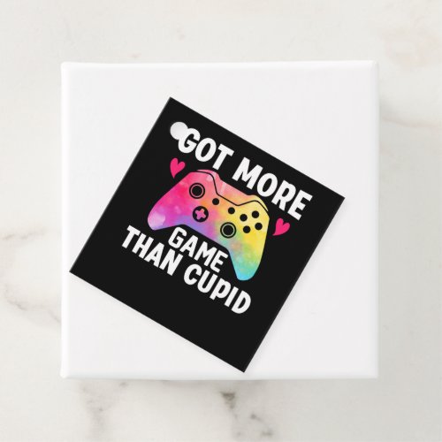 Got More Game Than Cupid Valentine Video Game Favor Tags