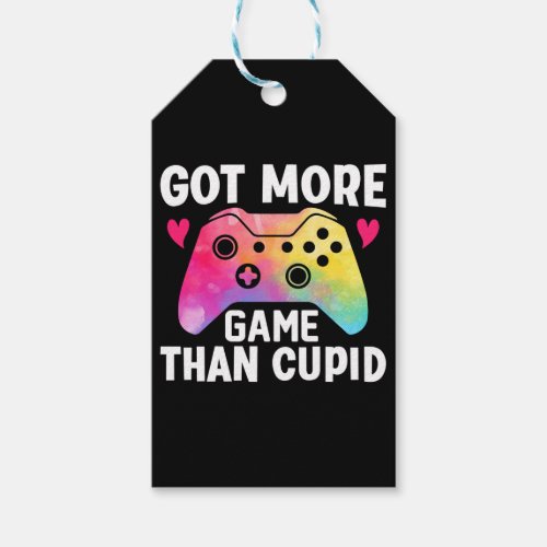 Got More Game Than Cupid Valentine Video Game Gift Tags
