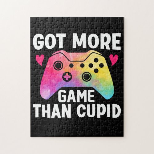 Got More Game Than Cupid Valentine Video Game Jigsaw Puzzle