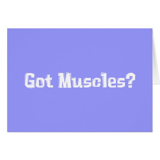 Got Muscles Gifts Cards (Front Horizontal)