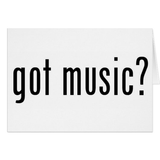 got music? (Front Horizontal)