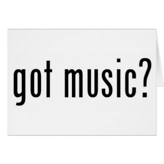 got music? cards