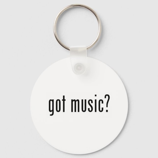 got music? keychain (Front)