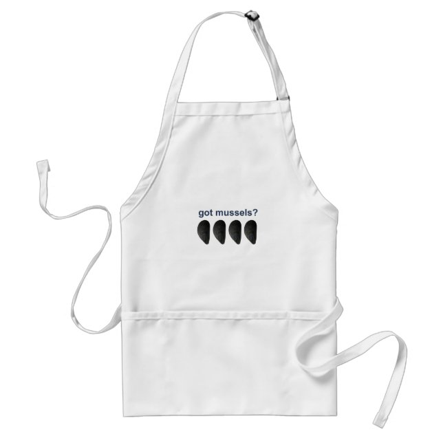 got mussels? adult apron (Front)
