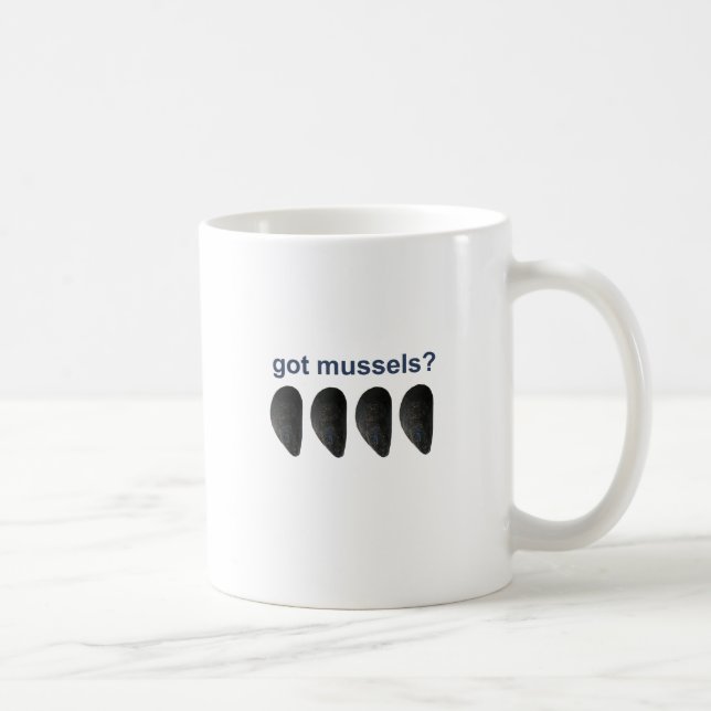 got mussels? coffee mug (Right)