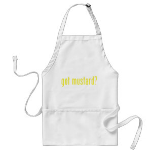 got mustard? adult apron