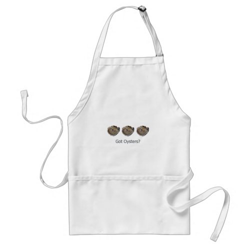 got oysters adult apron