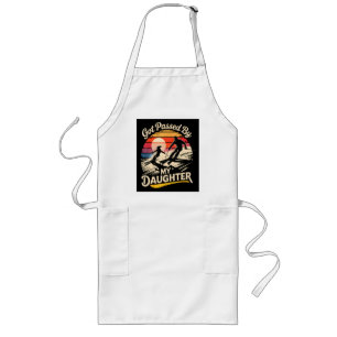 Got Passed By My Daughter Funny Skiing Ski Lover Long Apron