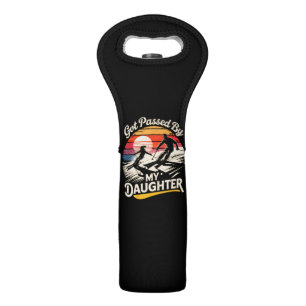 Got Passed By My Daughter Funny Skiing Ski Lover Wine Bag