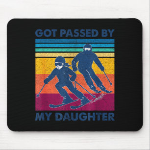 Got Ped By My Daughter Funny Skiing Mouse Pad