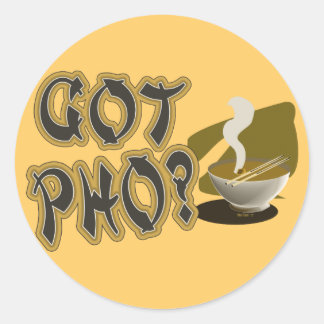 Got Pho 08 Classic Round Sticker