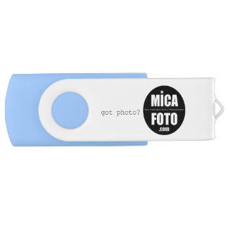 got photo MICAFOTO USB drive baby blue