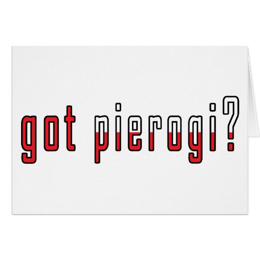 got pierogi? Flag (Front Horizontal)