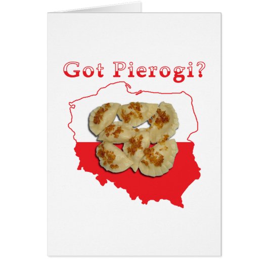 Got Pierogi Polish Map Cards (Front)
