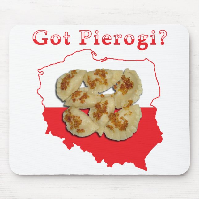 Got Pierogi Polish Map Mouse Pad (Front)
