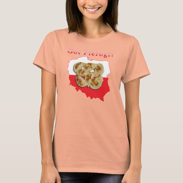 Got Pierogi Polish Map T-Shirt (Front)